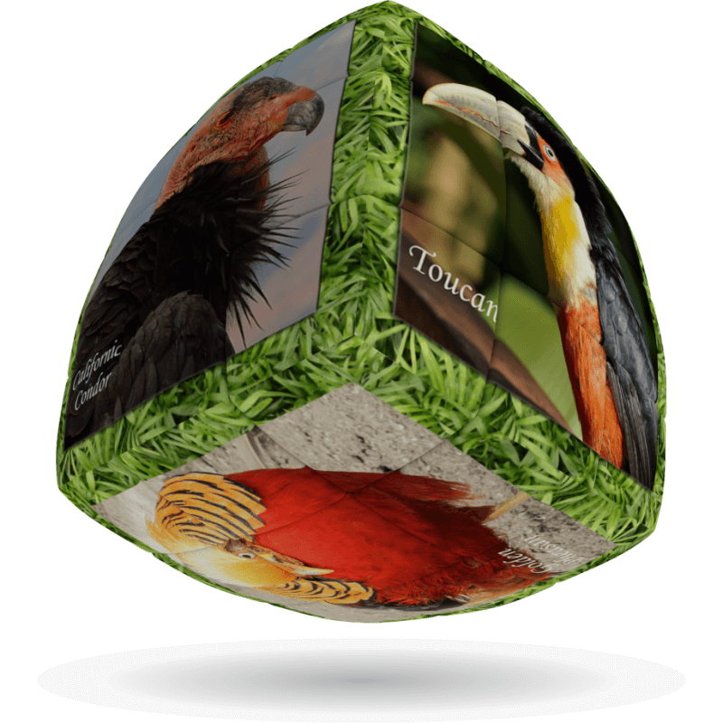 V-Cube Unique Birds Pillow Puzzle Cube