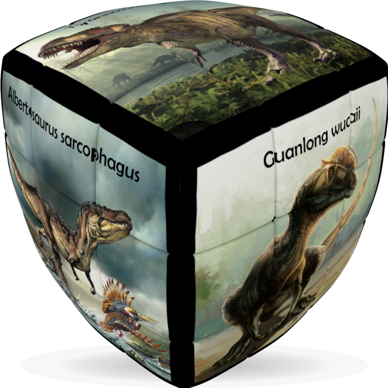 V-Cube Dinosaurs Pillow Puzzle Cube