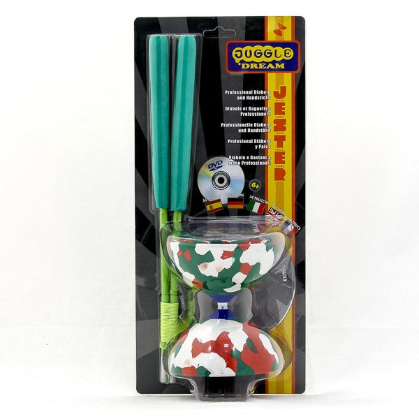 Jester Diabolo، 'Pro Sticks' وDVD - حزمة
