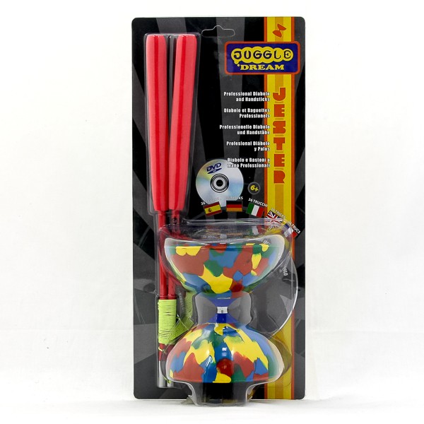 Jester Diabolo، 'Pro Sticks' وDVD - حزمة