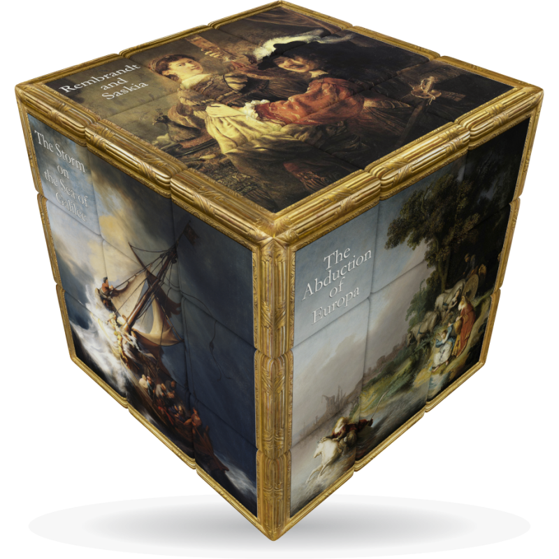 مكعب لغز مسطح من مجموعة V-Cube Rembrandt